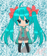 塗ってみた　デフォルメミクちゃん塗塗祭