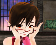 【MMDめがね選手権】めーちゃんのめがねずらし
