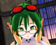 【MMDめがね選手権】GUMIさんのめがねずらし