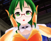 【MMDめがね選手権】GUMIさんのめがねずらし２