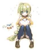 ジニーちゃんとおまんじゅうむにむに