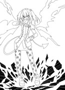 魔界発現世行きデスガイド(線画)