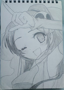 シャーペンイラスト　神のみぞ知るセカイ　エルシィ