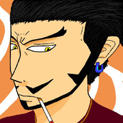 咥えタバコのミホーク