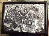 【切り絵】ONE PIECE