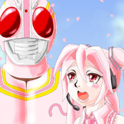 桜ミクと桜てつを