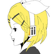 中村佑介風に鏡音リンを描いてみた