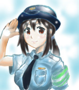 イカ娘に出てきた婦警さん