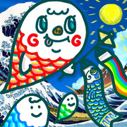 クジラ雲 ニコニコ静画 イラスト