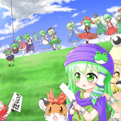 東方緑髪 ニコニコ静画 イラスト