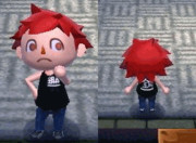 【とび森で】鋼兵タンクトップ【再現してみた】