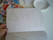 世界地図を描いてみた３