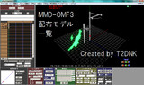 【MMD-OMF3】配布モデル親作品設定用静画