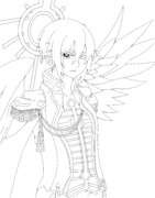 【線画】ネク○ロ設定画 天使ver