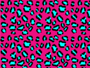 【背景素材】ピンク×水色【ヒョウ柄】