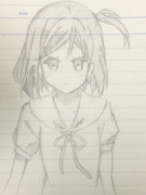 筒隠月子 描いてみた