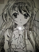 涼宮ハルヒ（模写）