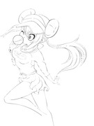 BW2の女の子※線画