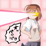 目から超電磁砲