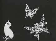 猫と蝶々