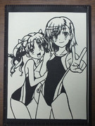 御坂美琴&白井黒子スク水Ver.