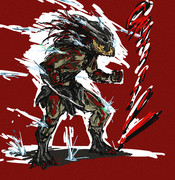 弾幕の嵐にも屈しないバーサーカープレデター