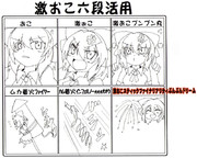 ちるので激おこ六段活用（ぷんぷん！）