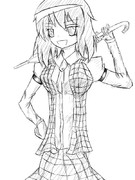 幽香さん(ラフ画