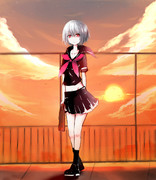 夕暮れ、放課後