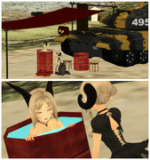 【MMD】dee＆dum＋T90