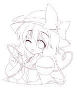 こいしちゃんの線画