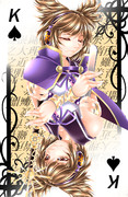 東方トランプ　スペードのＫ　心綺楼修正版