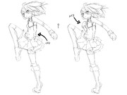 膝蹴り 【ポーズ練習】