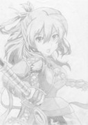【シャーペン】碧の軌跡：リーシャ【描いてみた】