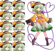 心綺楼衣装こいしちゃん立ち絵 表情差分