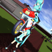 バイクロッサーごっこ