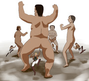 ケツに突き立てる