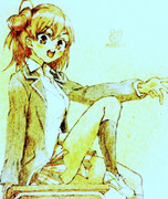 俺ガイル　由比ヶ浜結衣ちゃん　セピアエフェクト