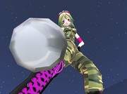 ピッチャーを挑発