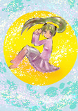 ミク　月