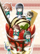 いちごパフェ・ヒロイン盛り