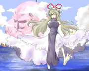 海に進撃の山、さようならお空ちゃん