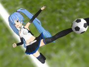 しゅしゅミクさんがサッカーしてみた