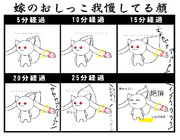 べえさんがおしっこ我慢している顔、というかべえさんに性器はあるのか？