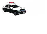 ペイントでパトカー