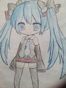 ミクたん( *｀ω´)前を向く