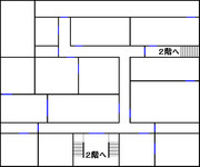 ルイージマンション 地図 １階