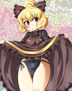 スカートの中のペット