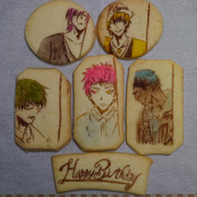 【黒バス】キセキのキャラクッキー【作ってみた】