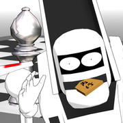 おとうさんと角ｋ……白のビショップ